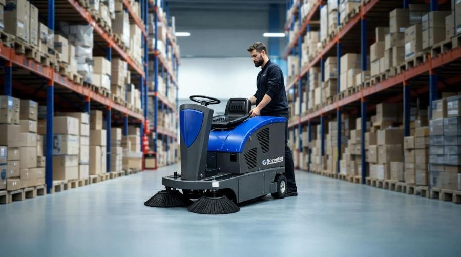 Logistics warehouse cleaning